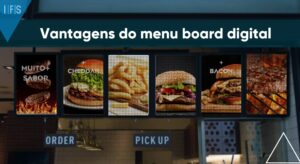 Vantagens do menu board digital